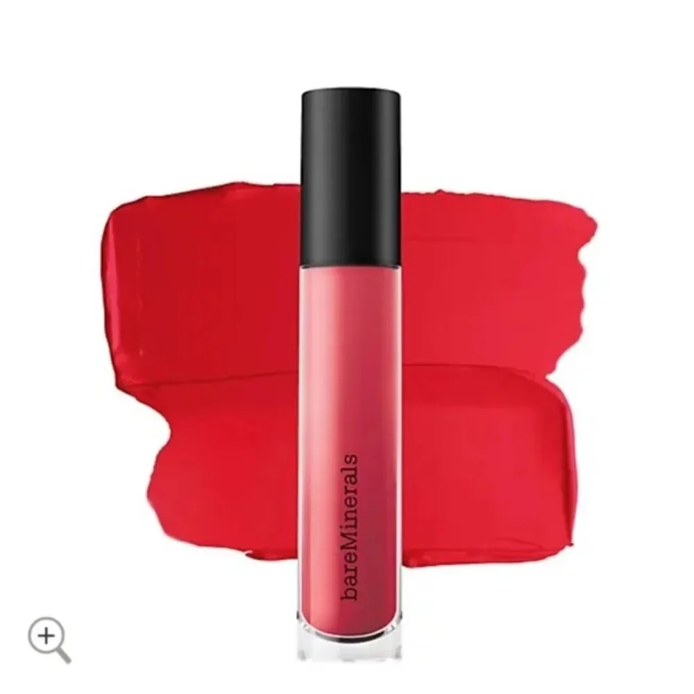 BareMinerals Statement Matte Liquid Lipstick Juicy Poppy Red Moisturizing NWT